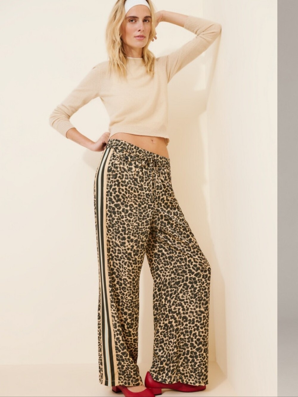 Anthropologie Maeve The Brooklin Leopard Printed Pull-On Pants Womens XS Mobwife